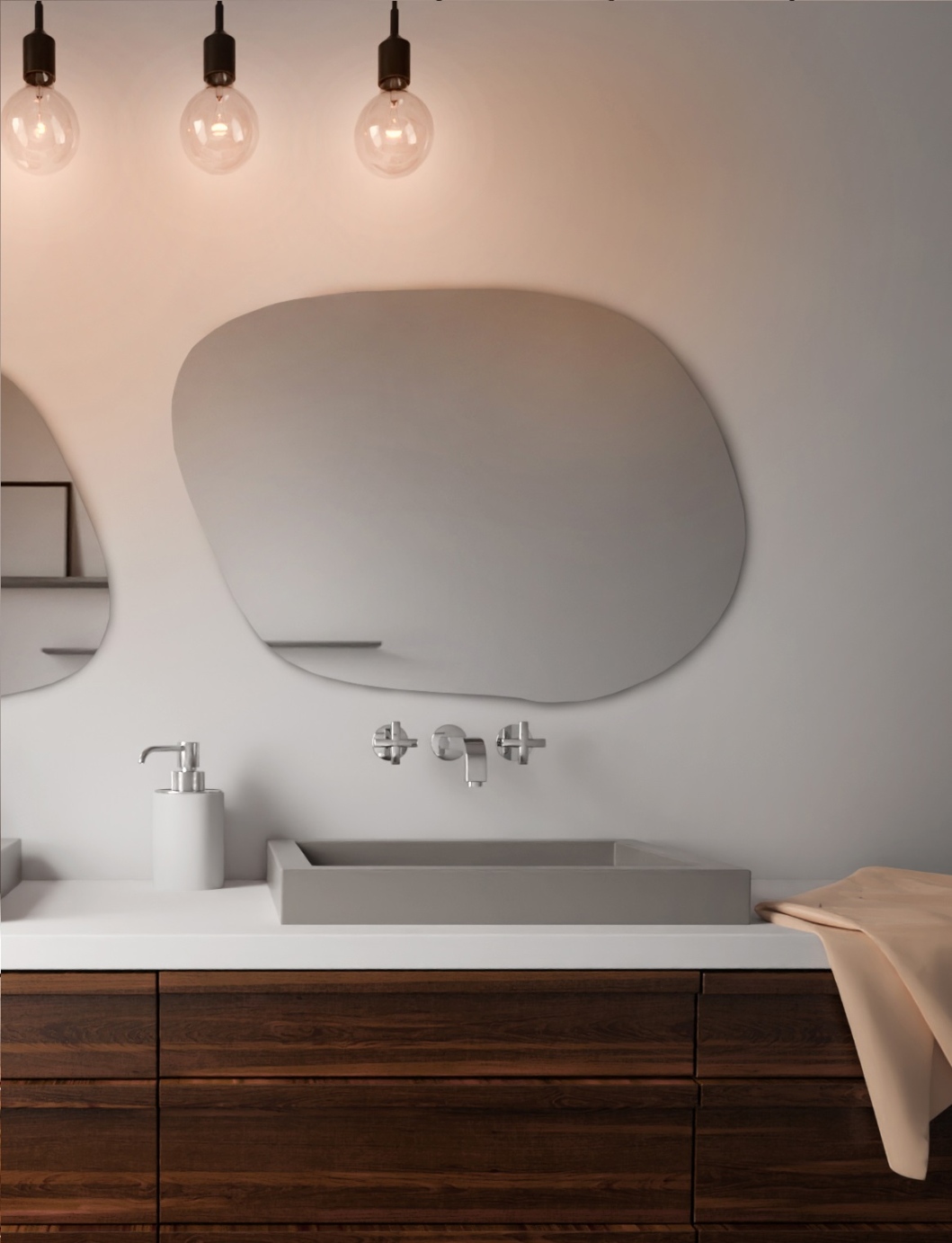 Smartwoods Stain specchio 70x50 cm 5903003188407