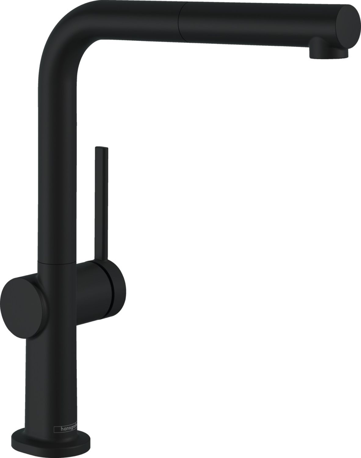 Hansgrohe Talis M54 rubinetto da cucina verticale nero 72809670