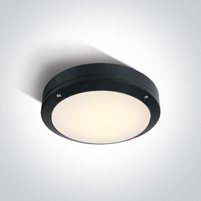 One Light Akteo plafoniera per esterni 1x10 W bianco-nero 67442/B/W