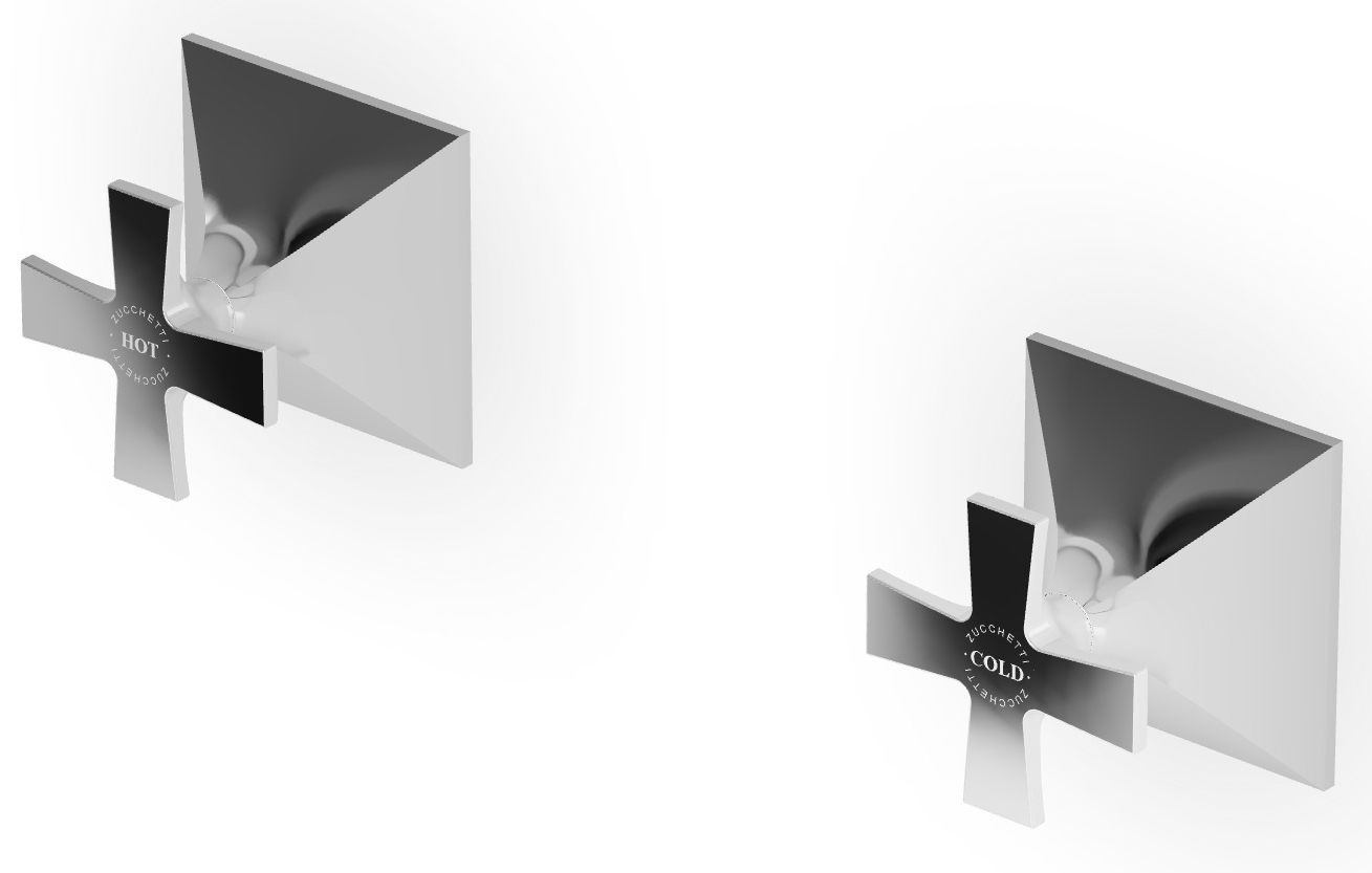 Zucchetti Bellagio rubinetto per doccia da incasso cromo ZB1738