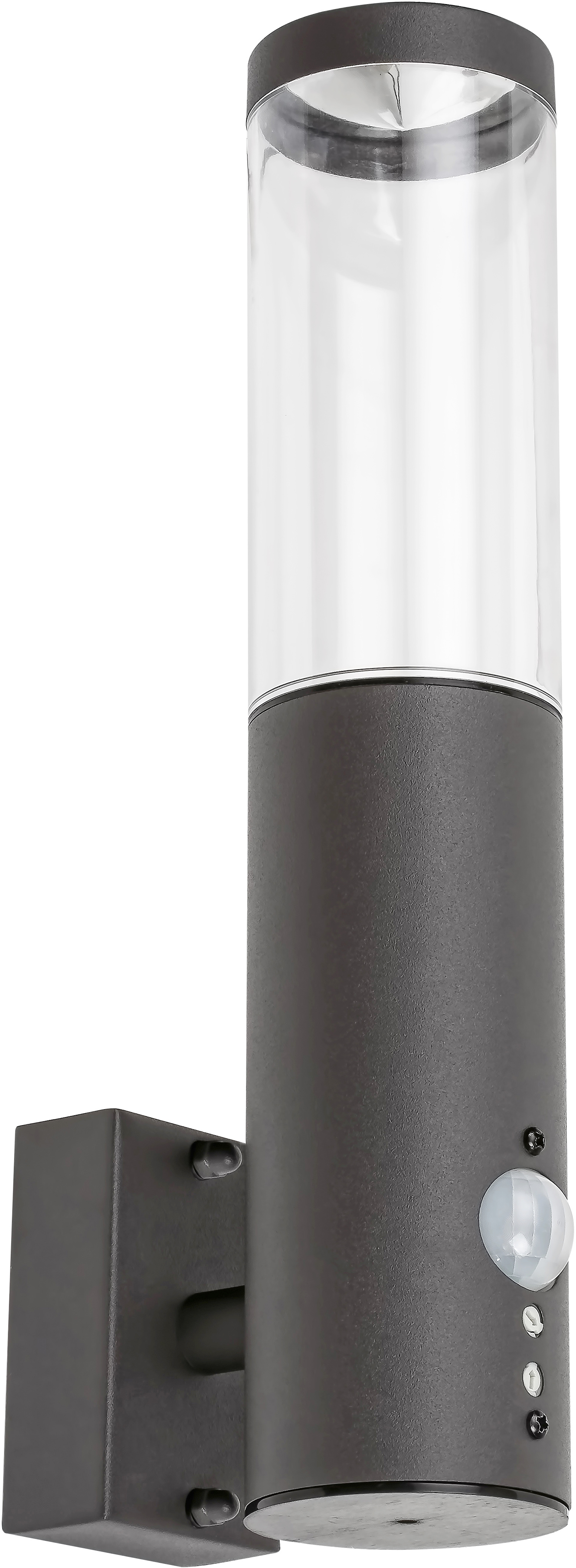 Rabalux Katowice lampada da parete per esterni 1x7 W trasparente-antracite 7915