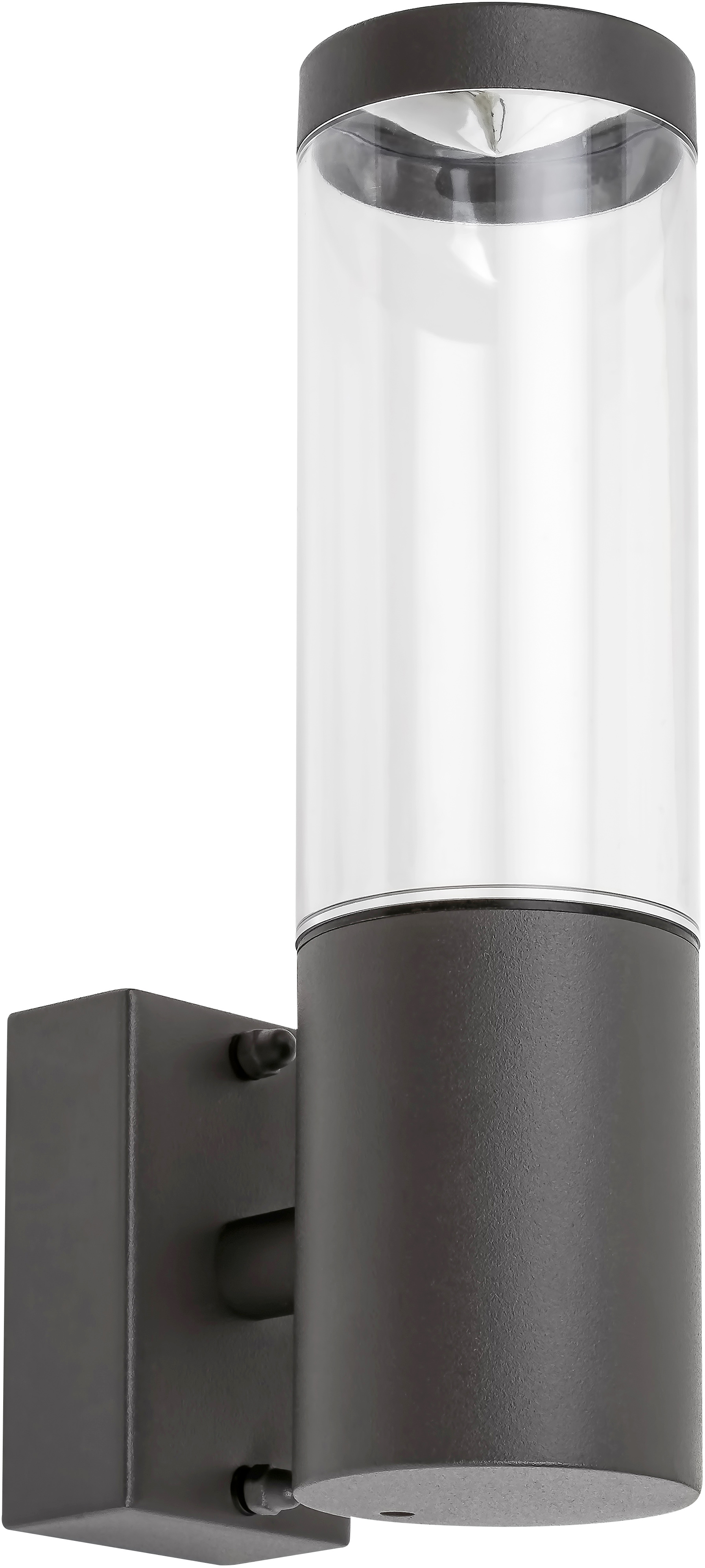 Rabalux Katowice lampada da parete per esterni 1x7 W trasparente-antracite 7914