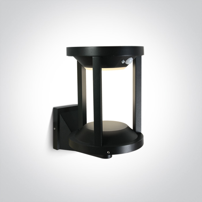 One Light Robio lampada da parete 1x2 W nero 67496/B/EW