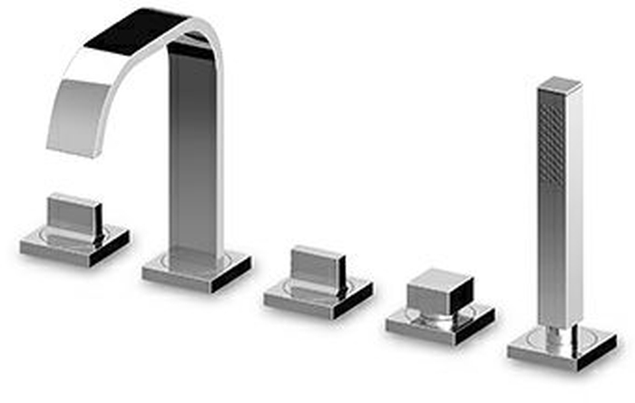 Zucchetti Aguablu rubinetto per vasca e doccia bordo vasca cromo ZA5475