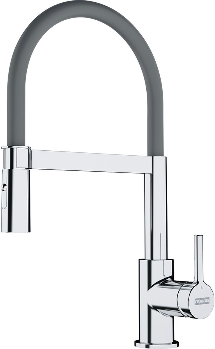 Franke Lina rubinetto da cucina verticale cromo-grafite/grigio 115.0626.087