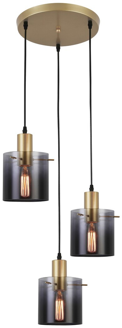 Rabalux Donati lampada sospesa 3x40 W fumé-oro 5223