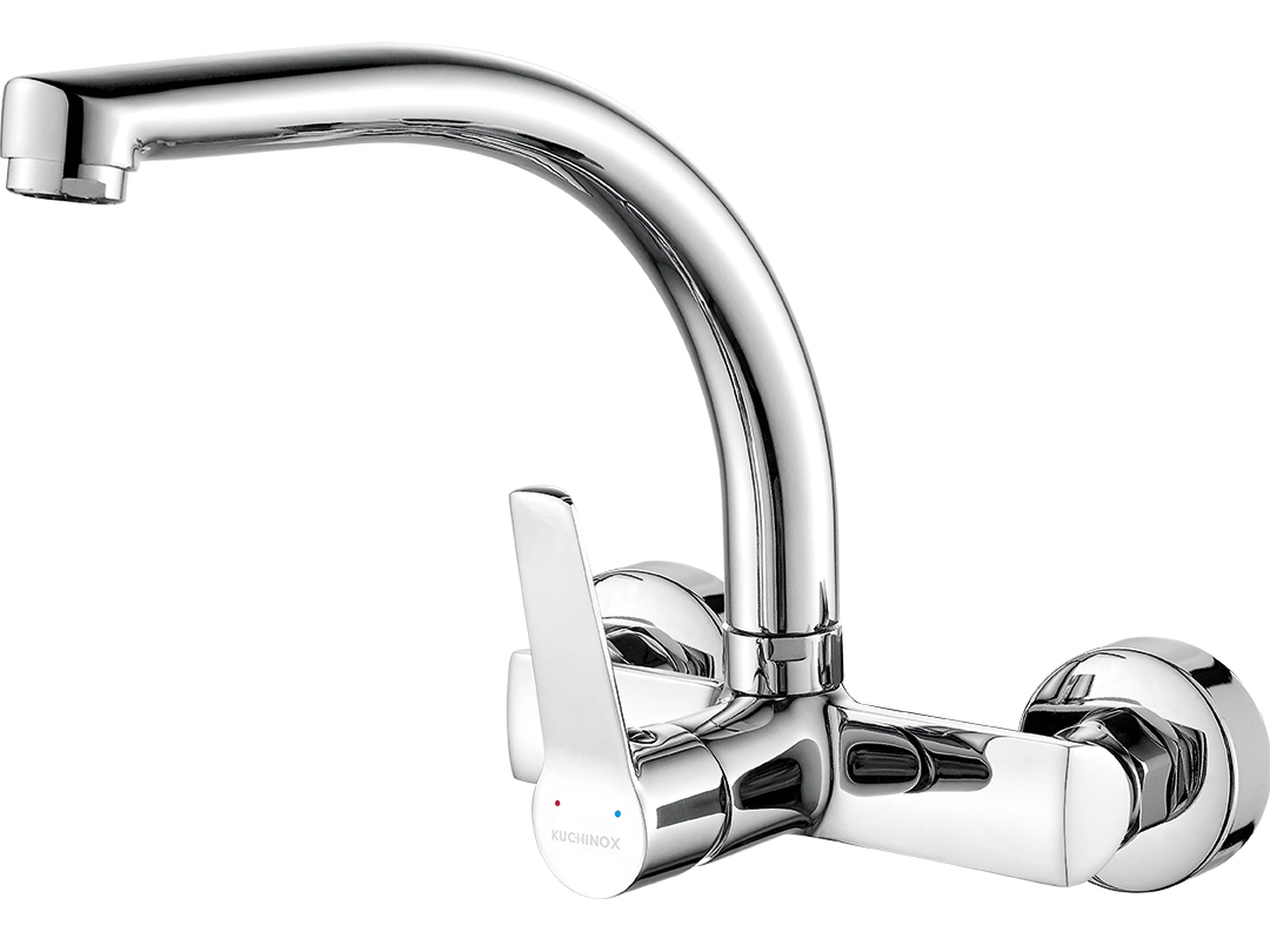 Kuchinox Vilava rubinetto da cucina a parete cromo BKW087D