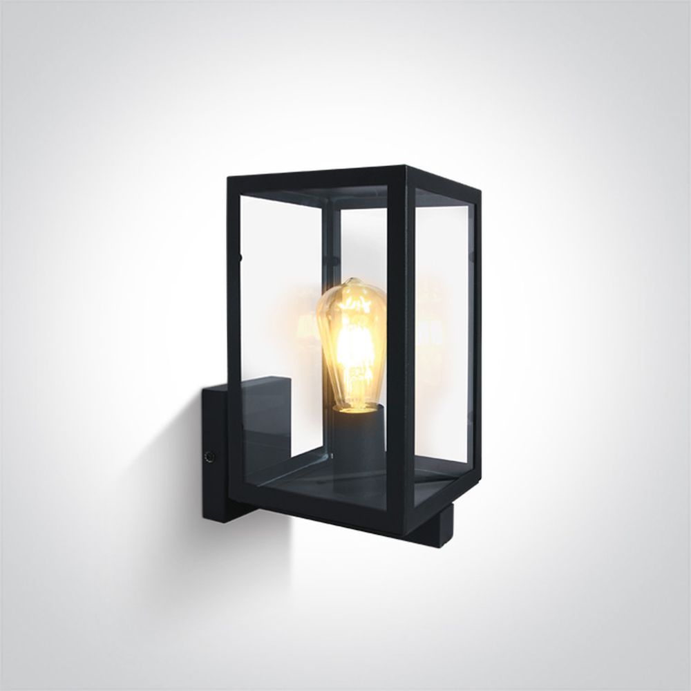 One Light lampada da parete per esterni 1x40 W nero 67406C/B