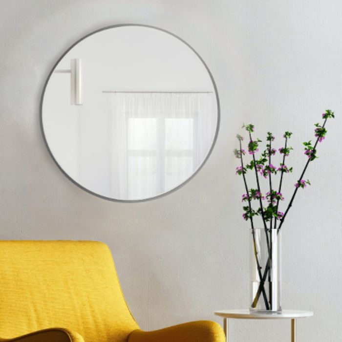 Baltica Design Tiny Border Round specchio 70x70 cm rotonda argento 5904107904429