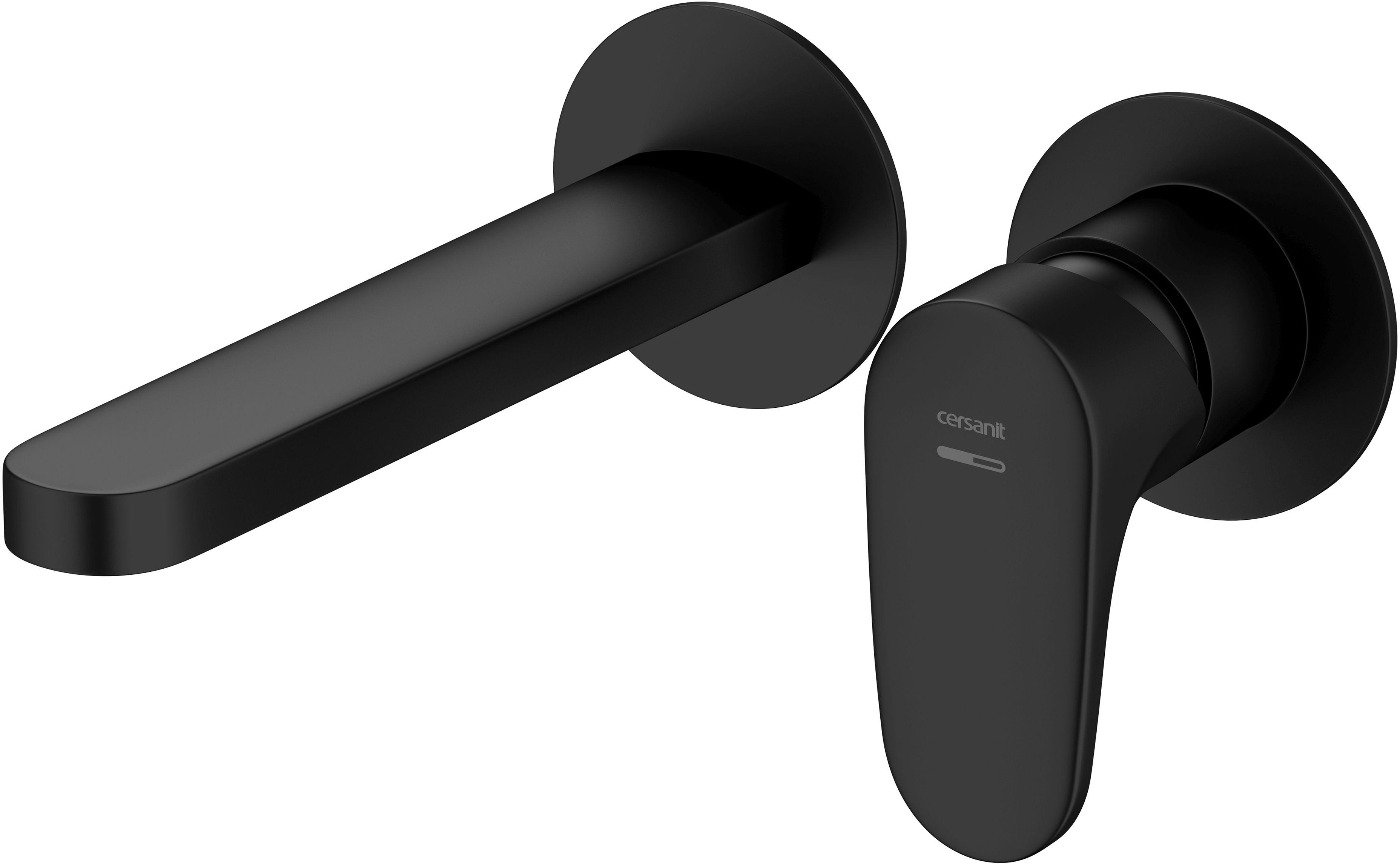 Cersanit Inverto rubinetto per lavabo da incasso nero-oro S951-296