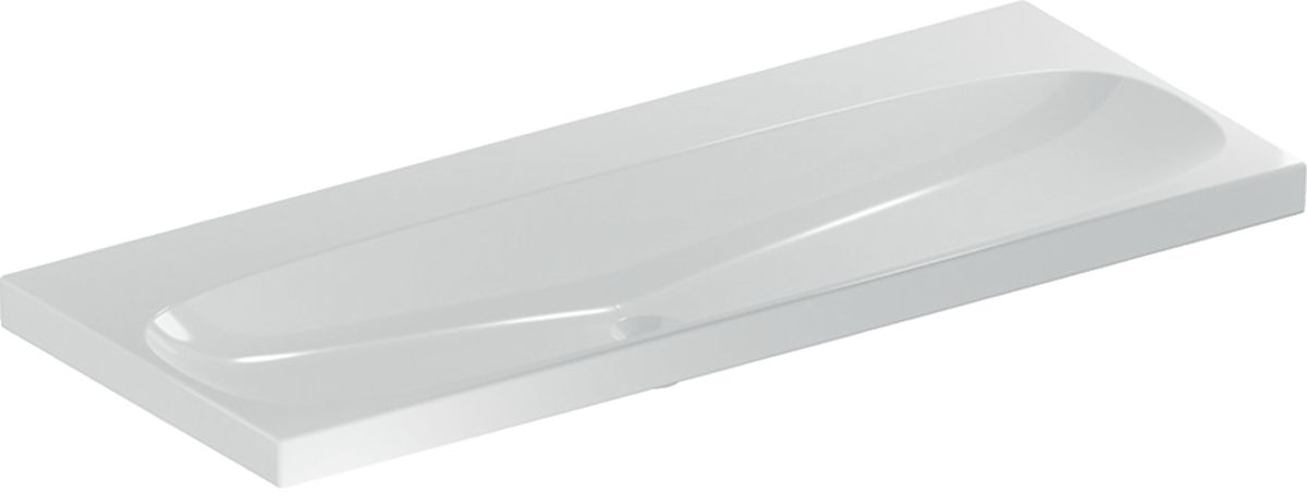 Geberit Acanto lavabo 120x48 cm rettangolare a parete-da mobile bianco 501.880.00.7
