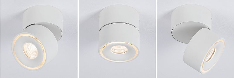 Paulmann Spircle lampada da soffitto 1x8 W bianco 93373