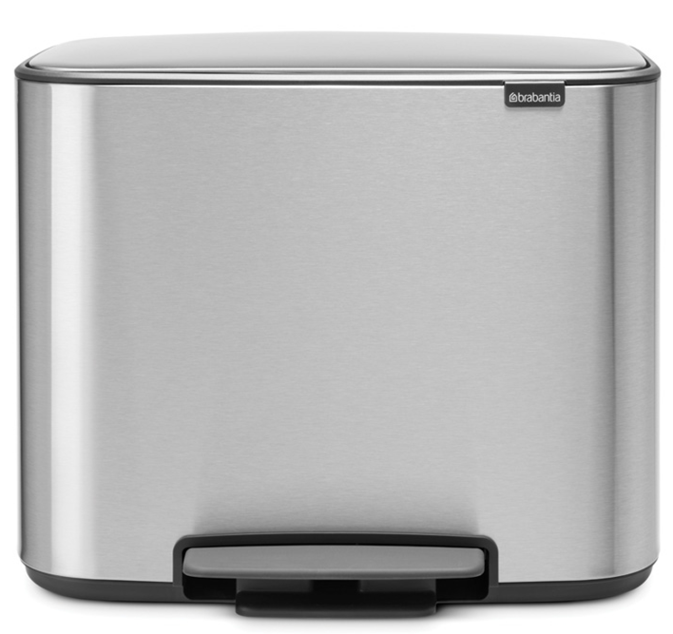 Brabantia Bo secchio della spazzatura 36 l acciaio-grigio 121487