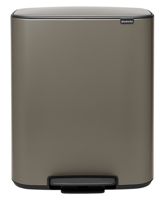Brabantia Bo contenitore per rifiuti 60 l grigio 211546