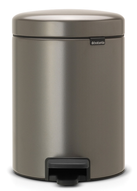 Brabantia NewIcon secchio della spazzatura 5 l grigio 112683