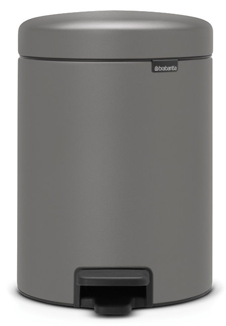 Brabantia NewIcon secchio della spazzatura 5 l grigio 126284
