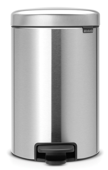 Brabantia NewIcon secchio della spazzatura 12 l acciaio-nero 113604