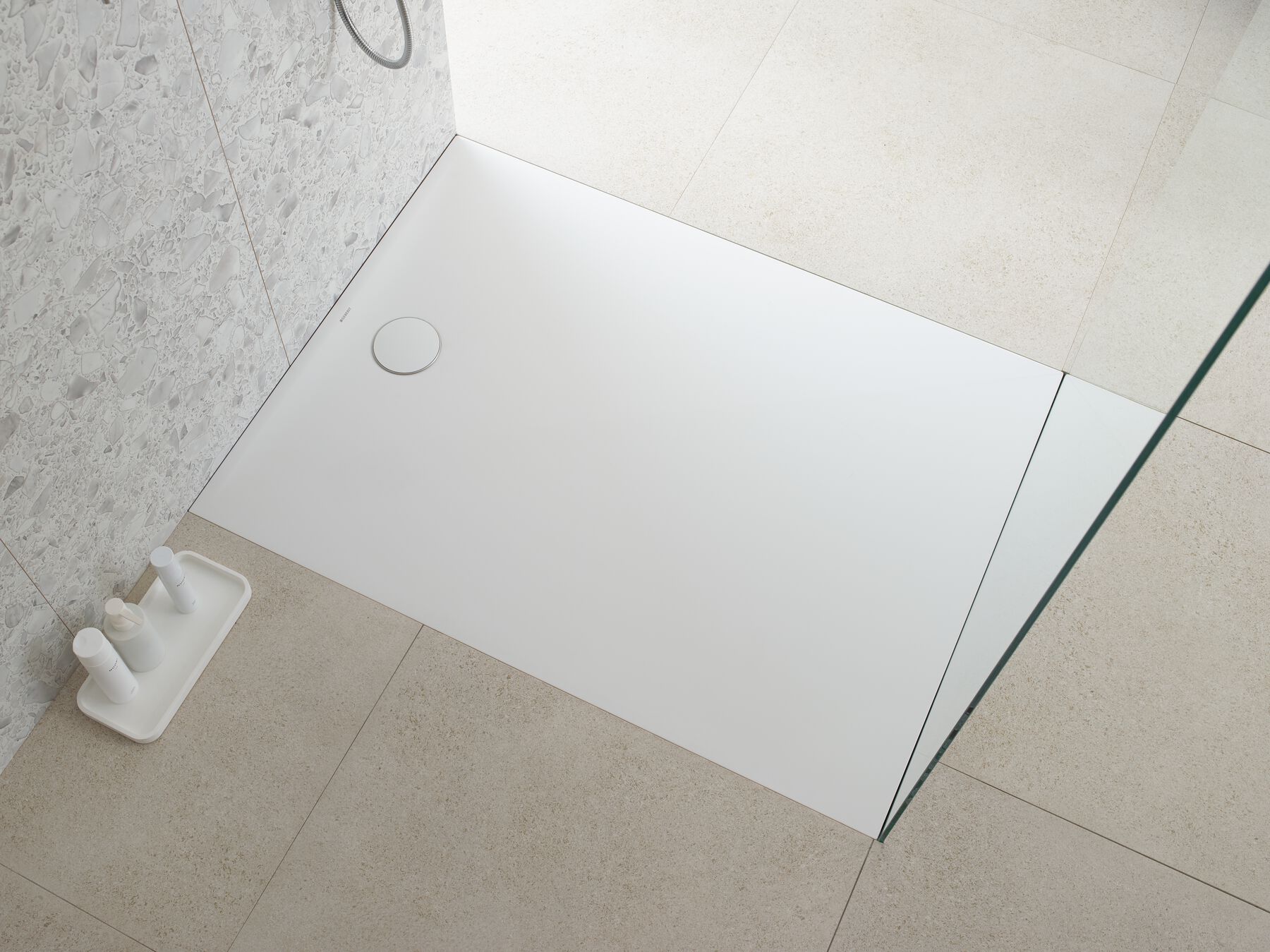 Geberit Olona piatto doccia rettangolare 100x80 cm bianco 550.909.00.1