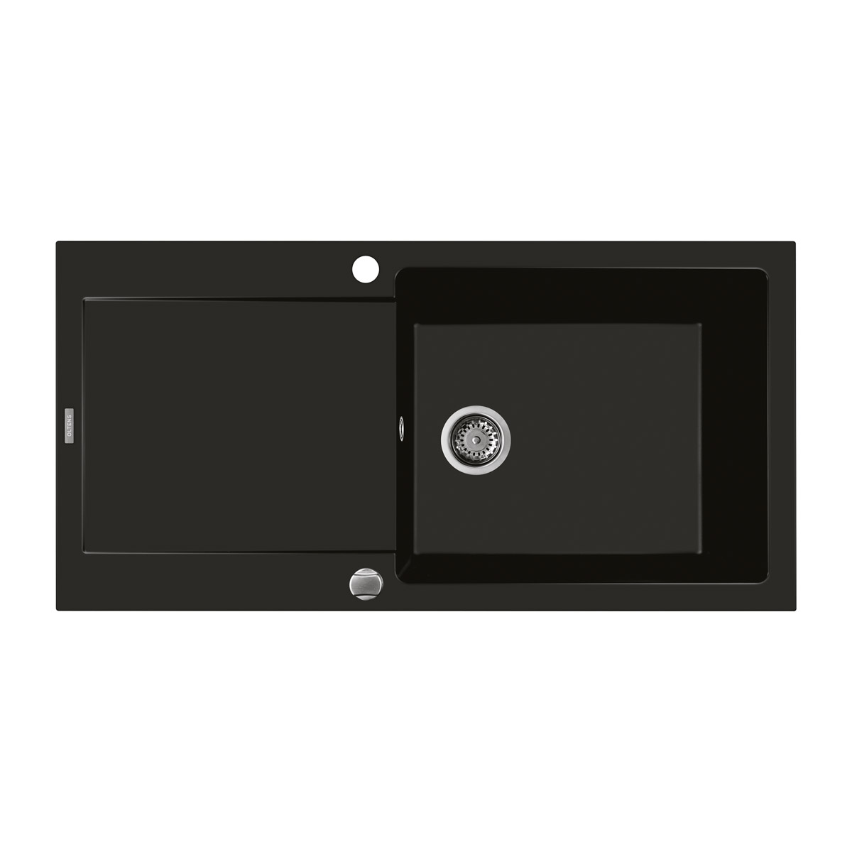 Oltens Gravan lavello in granito 100x50 cm nero 72101300