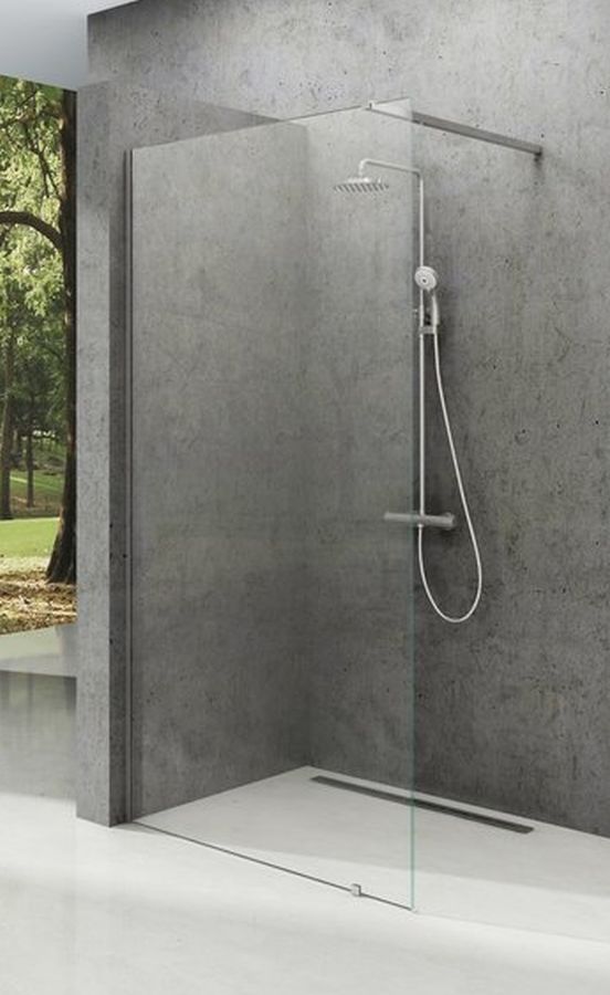 Ravak Walk-In Wall parete doccia 60 cm alluminio lucida/vetro trasparente GW9W00C00Z1