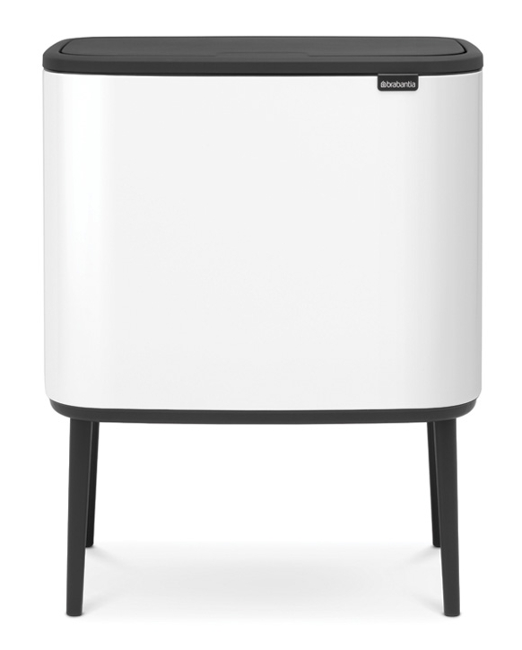 Brabantia Bo secchio della spazzatura 36 l bianco-nero 313509