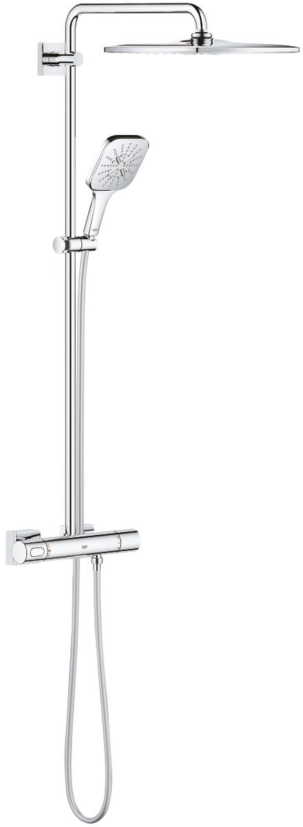 Grohe Rainshower set doccia a parete con termostato StarLight Chrome 26652000