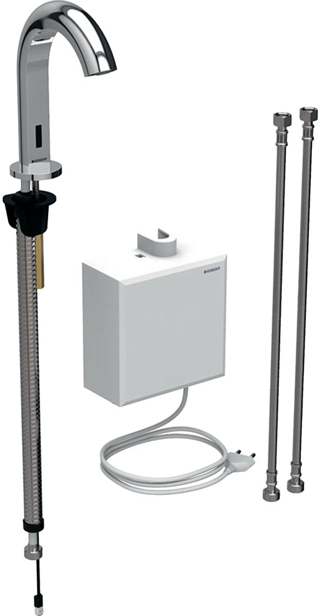 Geberit Piave rubinetto per lavabo verticale con termostato elettronico cromo 116.167.21.1