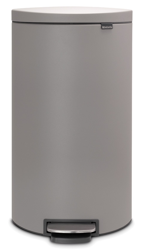 Brabantia FlatBack+ secchio della spazzatura 30 l grigio 119569