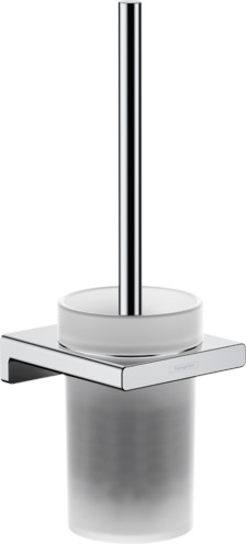 Hansgrohe AddStoris scopino wc avvitato cromo-vetro 41752000