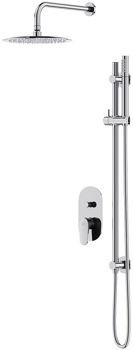 Cersanit Inverto set doccia da incasso cromo S952-005