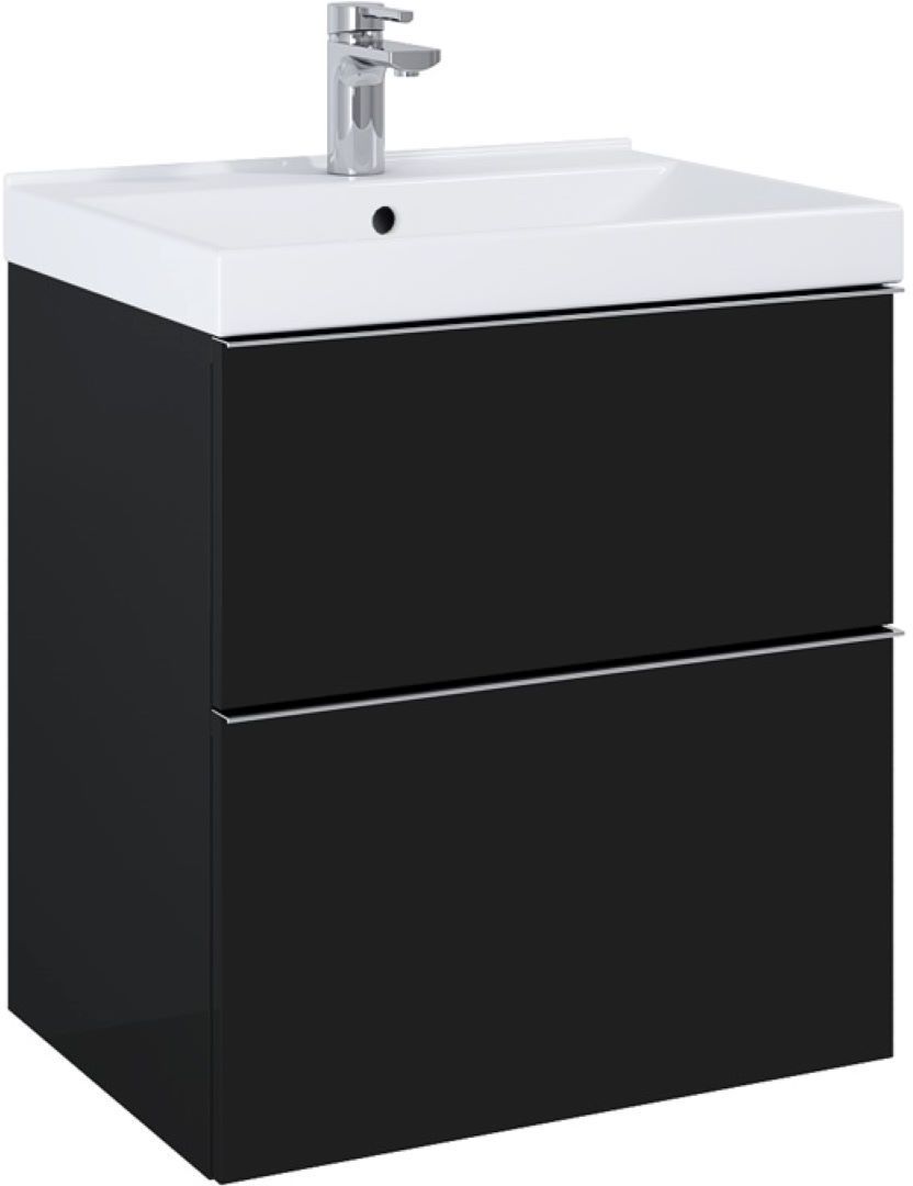 Elita Look armadietto 60x44.9x63.5 cm sottolavabo sospeso nero RE010601027160