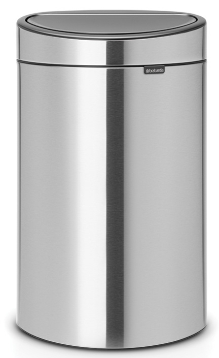 Brabantia Touch Bin secchio della spazzatura 40 l acciaio-grigio 114823