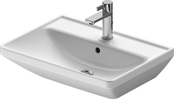 Duravit D-Neo lavabo 60x44 cm rettangolare a parete bianco 2366600000