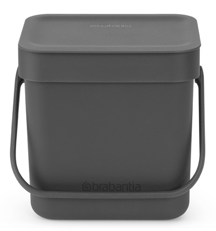 Brabantia Sort & Go secchio della spazzatura 3 l grigio 209888