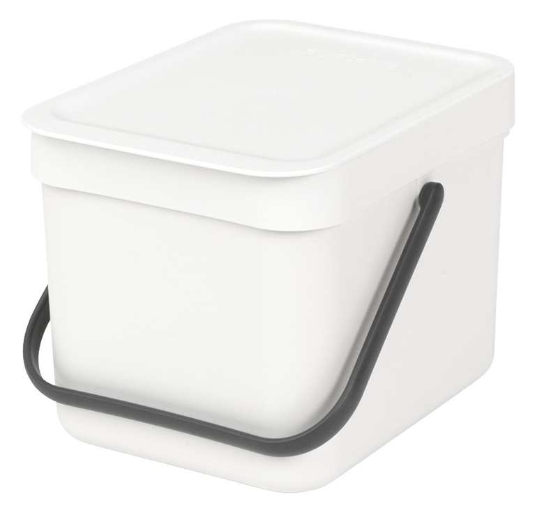 Brabantia Sort & Go secchio della spazzatura 6 l bianco 109706