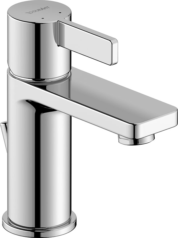 Duravit D-Neo rubinetto per lavabo verticale cromo DE1010001010