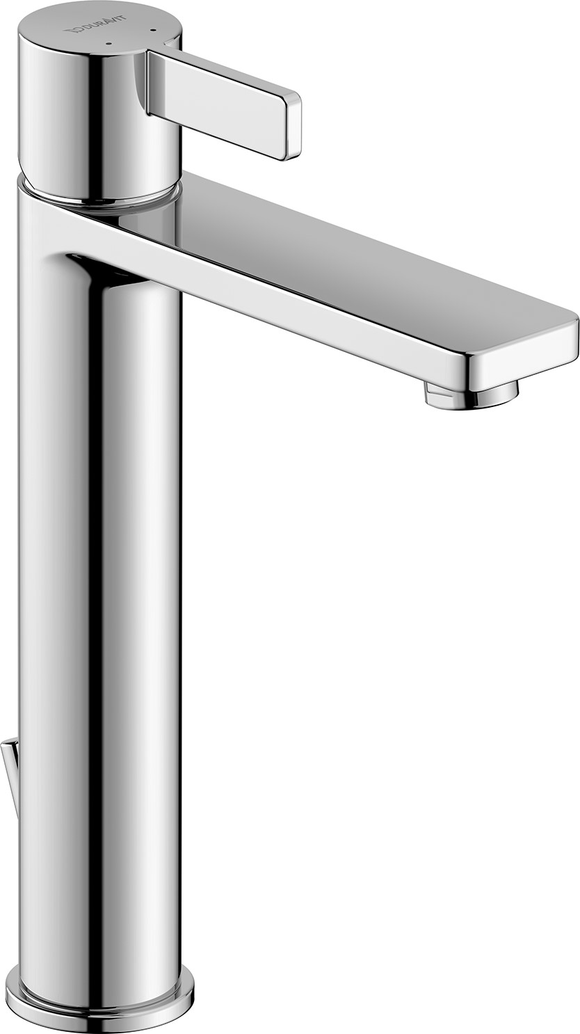 Duravit D-Neo rubinetto per lavabo verticale cromo DE1030001010