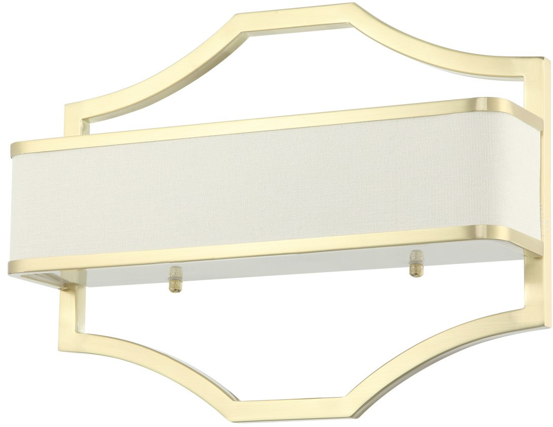 Open Design Gerdo lampada da parete 2x12 W bianco-oro OR84511