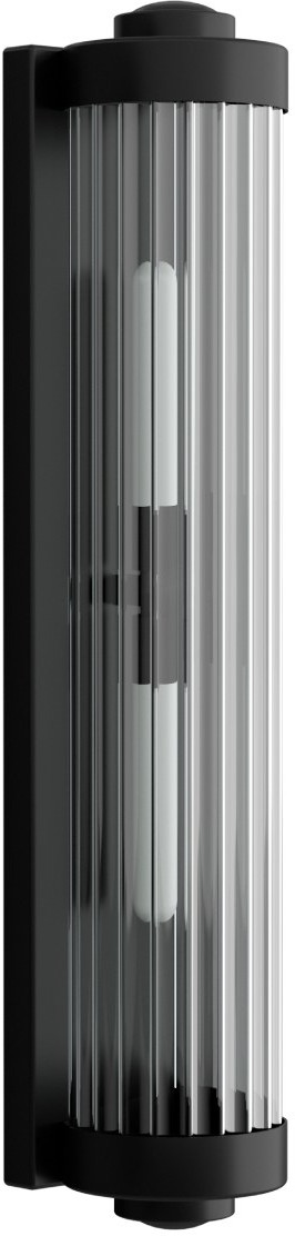 Open Design Fumi lampada da parete 2x8 W nero-trasparente OR84498