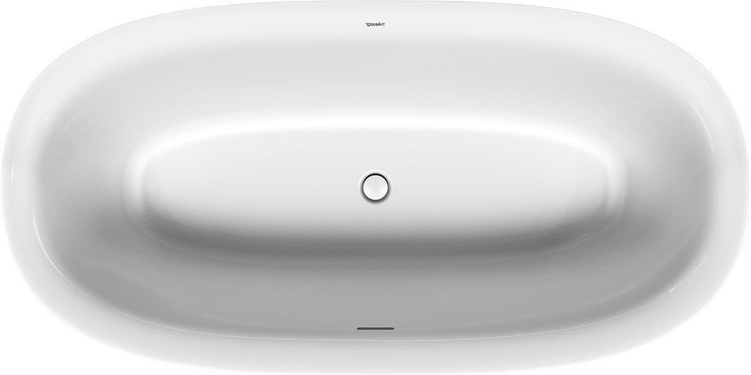 Duravit White Tulip vasca da bagno freestanding 180x90 cm ovale bianco 700469000000000