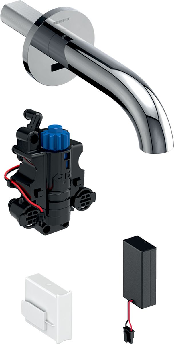 Geberit Piave rubinetto per lavabo da incasso con termostato elettronico cromo 116.288.21.1