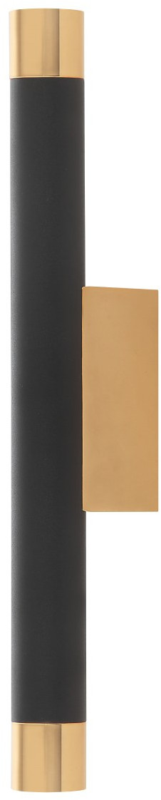 Open Design Q lampada da parete 2x3.5 W nero-oro OR84573