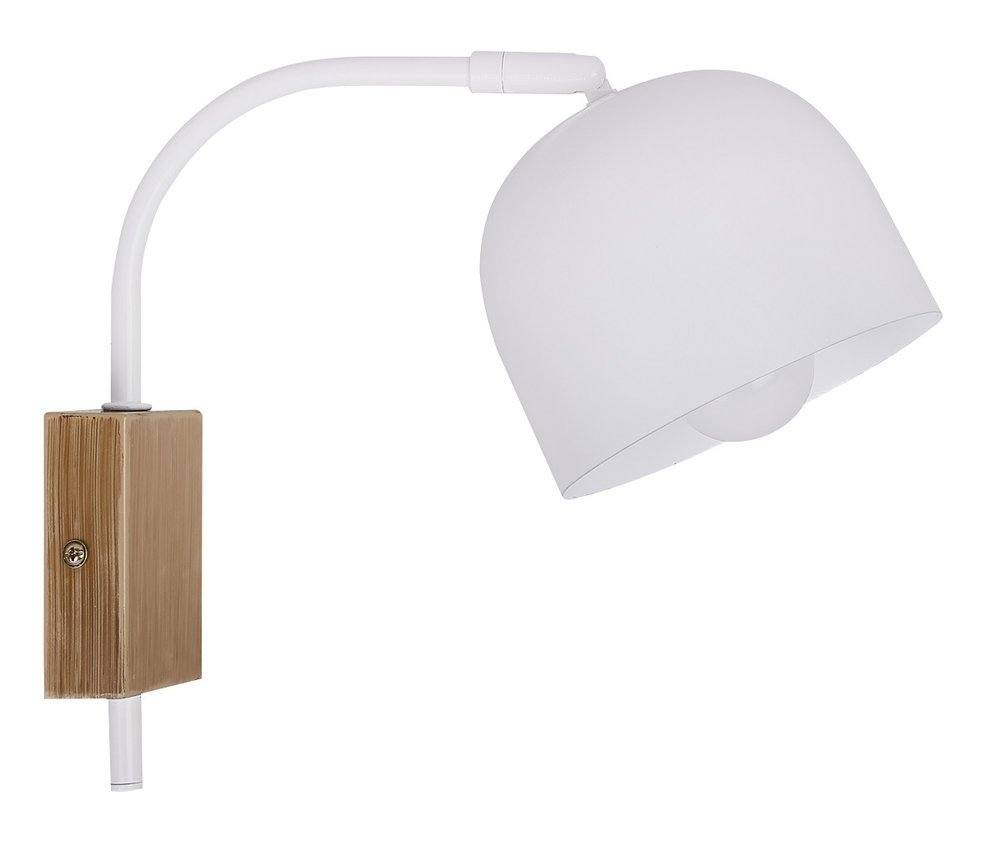 Candellux Rupi lampada da parete 1x40 W bianco 21-75482