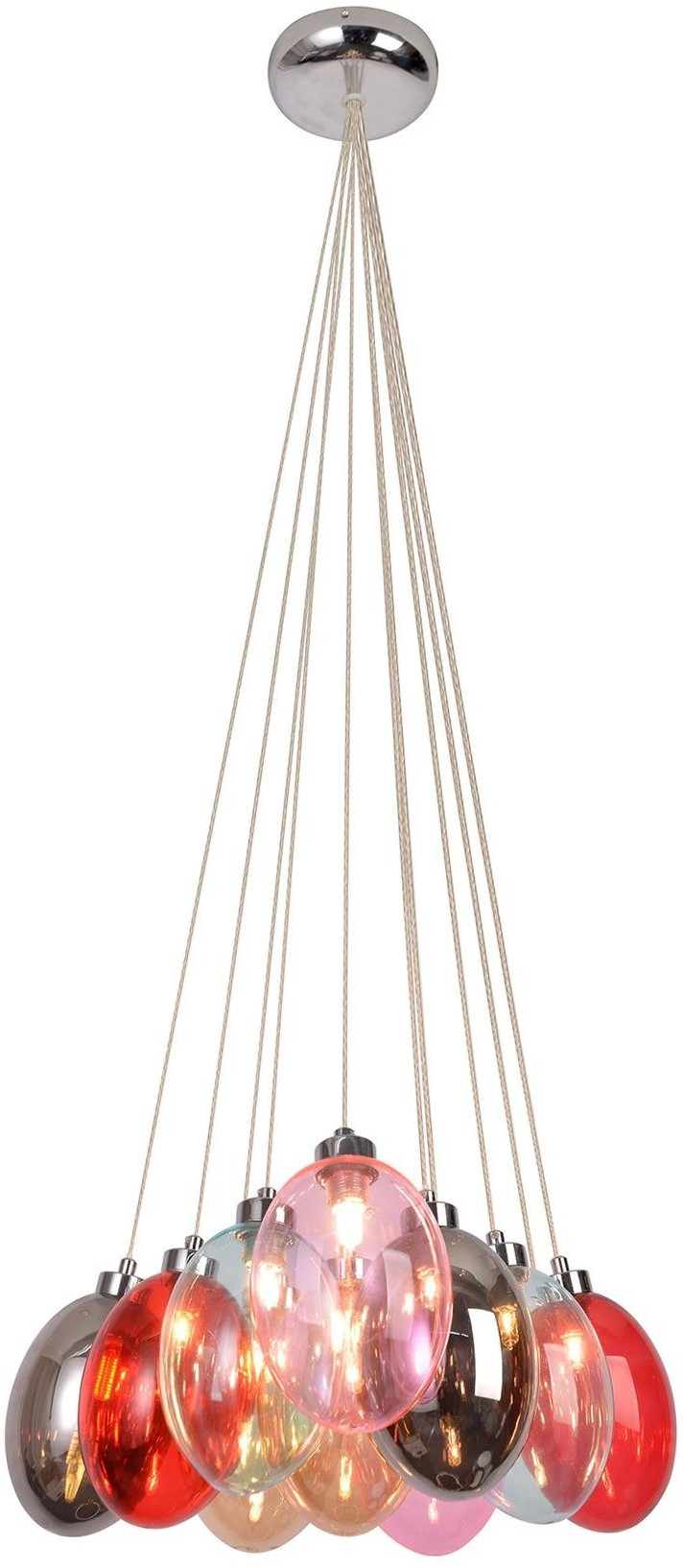 Candellux Lukka lampada sospesa x10 W multicolore 50110223