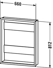 Duravit elemento del sistema di montaggio dei mobili LM987500000