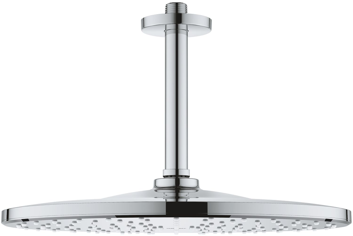 Grohe Rainshower soffione doccia con braccio 31x31 cm rotonda StarLight Chrome 26560000
