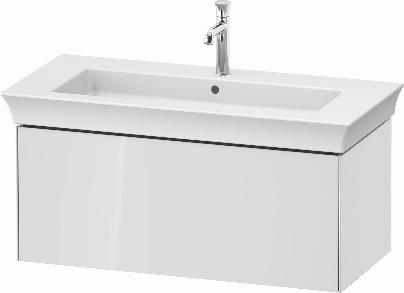 Duravit White Tulip armadietto 98.4x45.8x41 cm sottolavabo sospeso bianco WT424208585