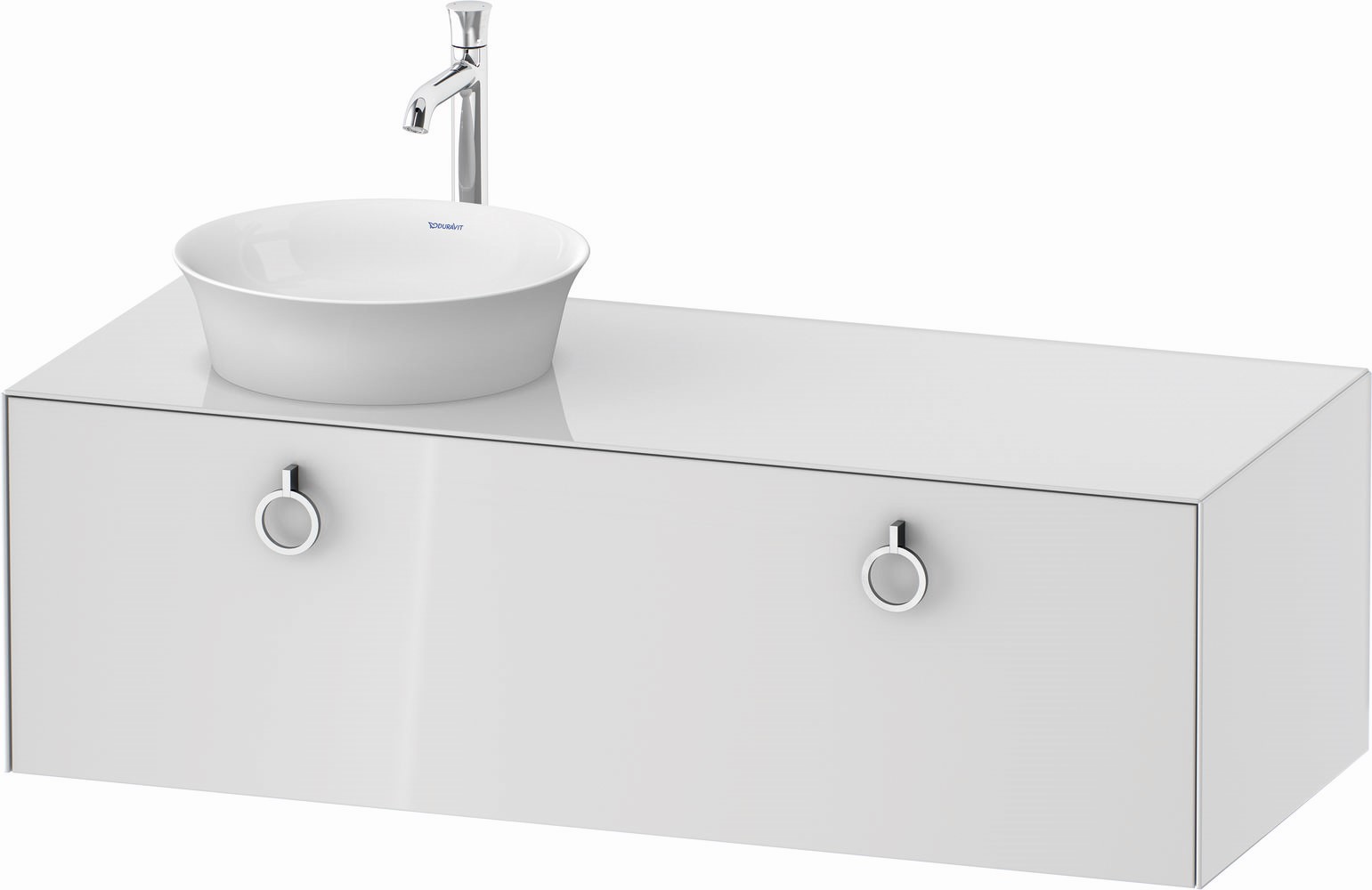 Duravit White Tulip armadietto 130x55x40.8 cm sottolavabo sospeso bianco WT4982L8585