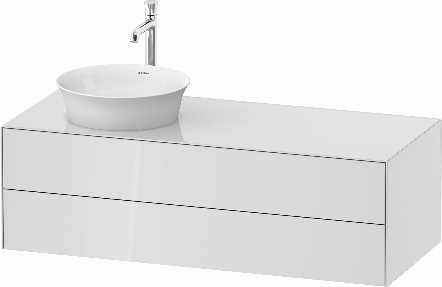 Duravit White Tulip armadietto 130x55x40.8 cm sottolavabo sospeso bianco WT4987L8585