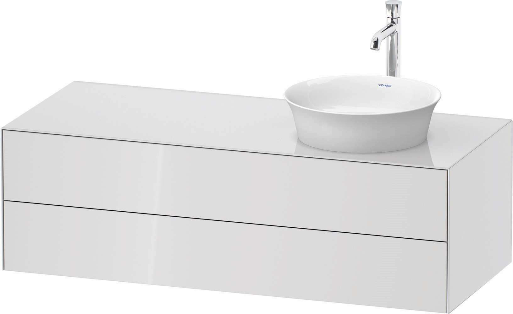 Duravit White Tulip armadietto 130x55x40.8 cm sottolavabo sospeso bianco WT4987R8585